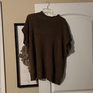 SHEIN Dark Brown Knit Top